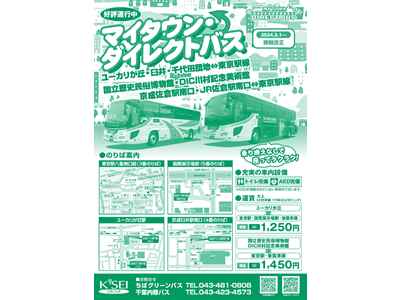 【路線バス廃品】千葉内陸バス 中型 穴明式 後方向幕 77コマ KSWeb - 千葉内陸バス 系統番号の使用開始